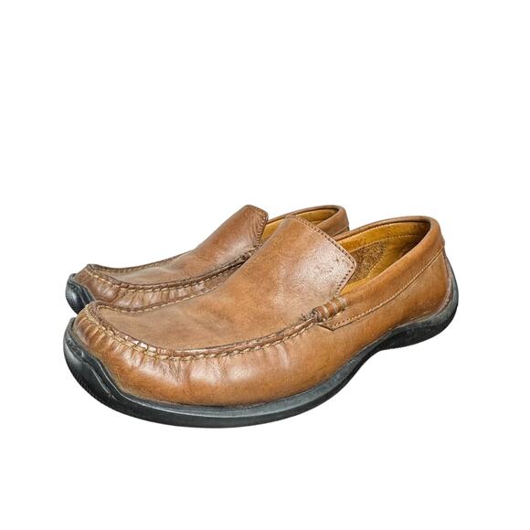 Men's Kenneth Cole New York Camel Casual Dress Shoes - Sz 7 - Picture 6 of 8